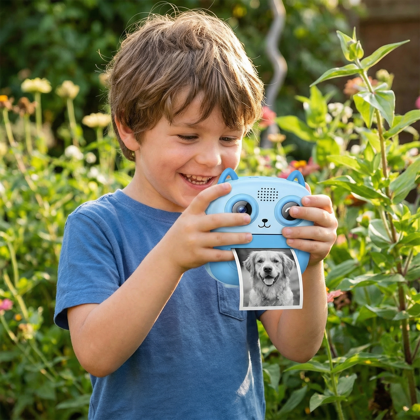 Kids Instant Print Camera – Mini HD Digital Camera with Built-in Printer