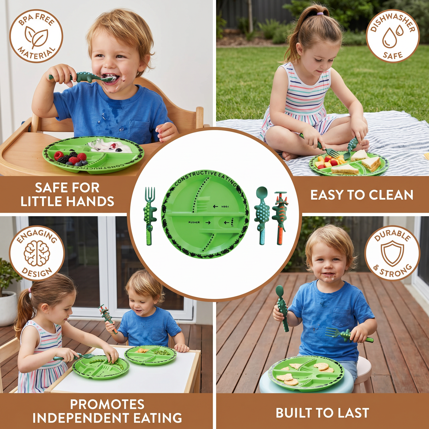 Dino Themed Dining Set