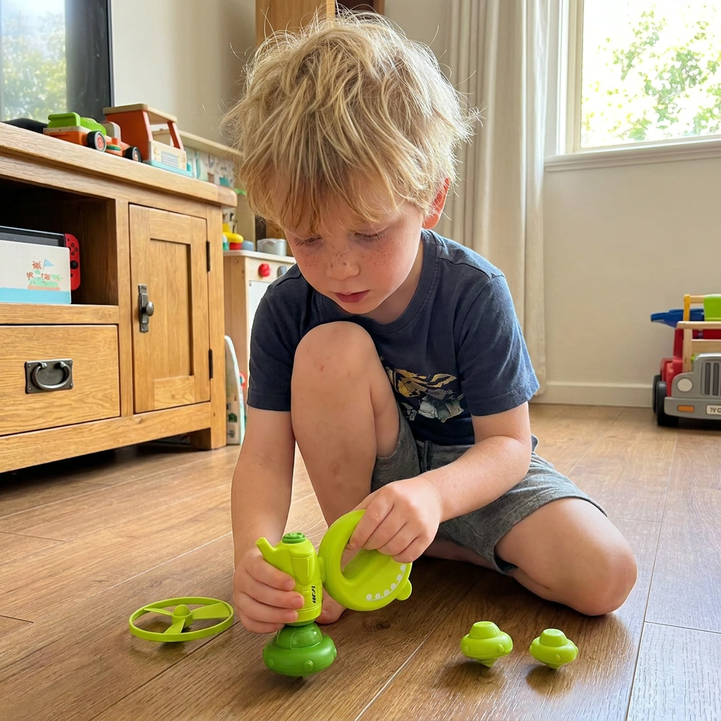 5-in-1 Gyro Educational Toy – Spinning, Balancing & Stacking Skill Game for Kids
