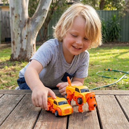 Wind-Up Transforming Animal Car Toy