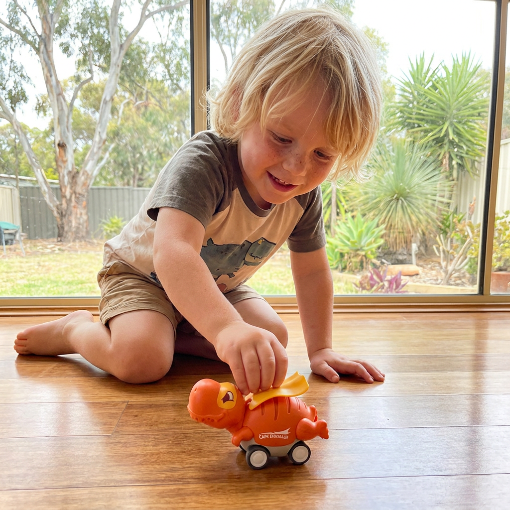 Press & Go Dinosaur Cars – Rolling Dinosaur Toys for Kids