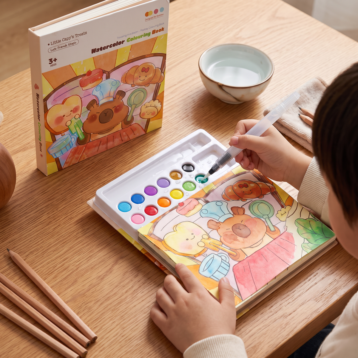 All-in-One Watercolour Painting Book