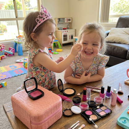 Make-up Play Set for Girls – Safe Kids Cosmetic Set with Practical Bag