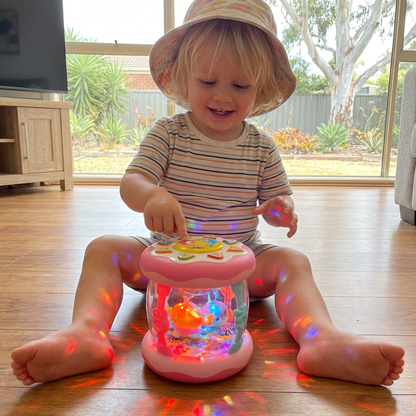 Interactive Musical Toy with Lights – Montessori Sensory & Soothing Lullaby Toy