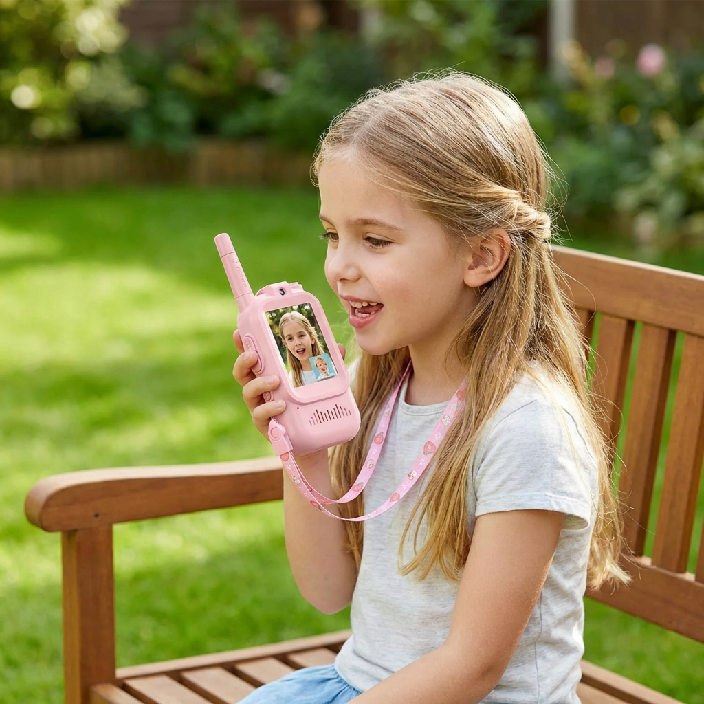 Kids' Video Walkie-Talkie 2-Pack – Radios with Camera & Screen