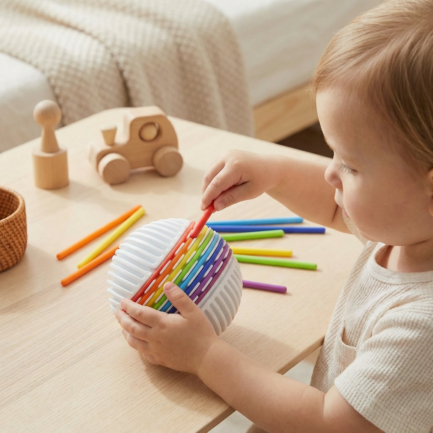 Montessori Sensory Ball – Colour Learning & Fine Motor Skills Toy