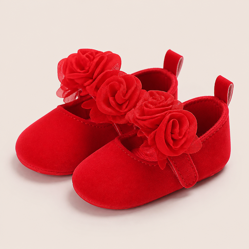 Rose Flower Mary Jane Shoes