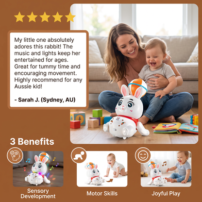 Interactive Dancing Rabbit Toy – Lights, Music & Fun Movement