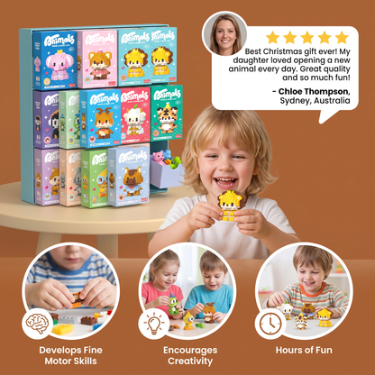 Adorable Animal Building Blocks Advent Calendar for Kids