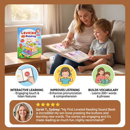 My First Leveled Reading Sound Book – Interactive Reading & Literacy