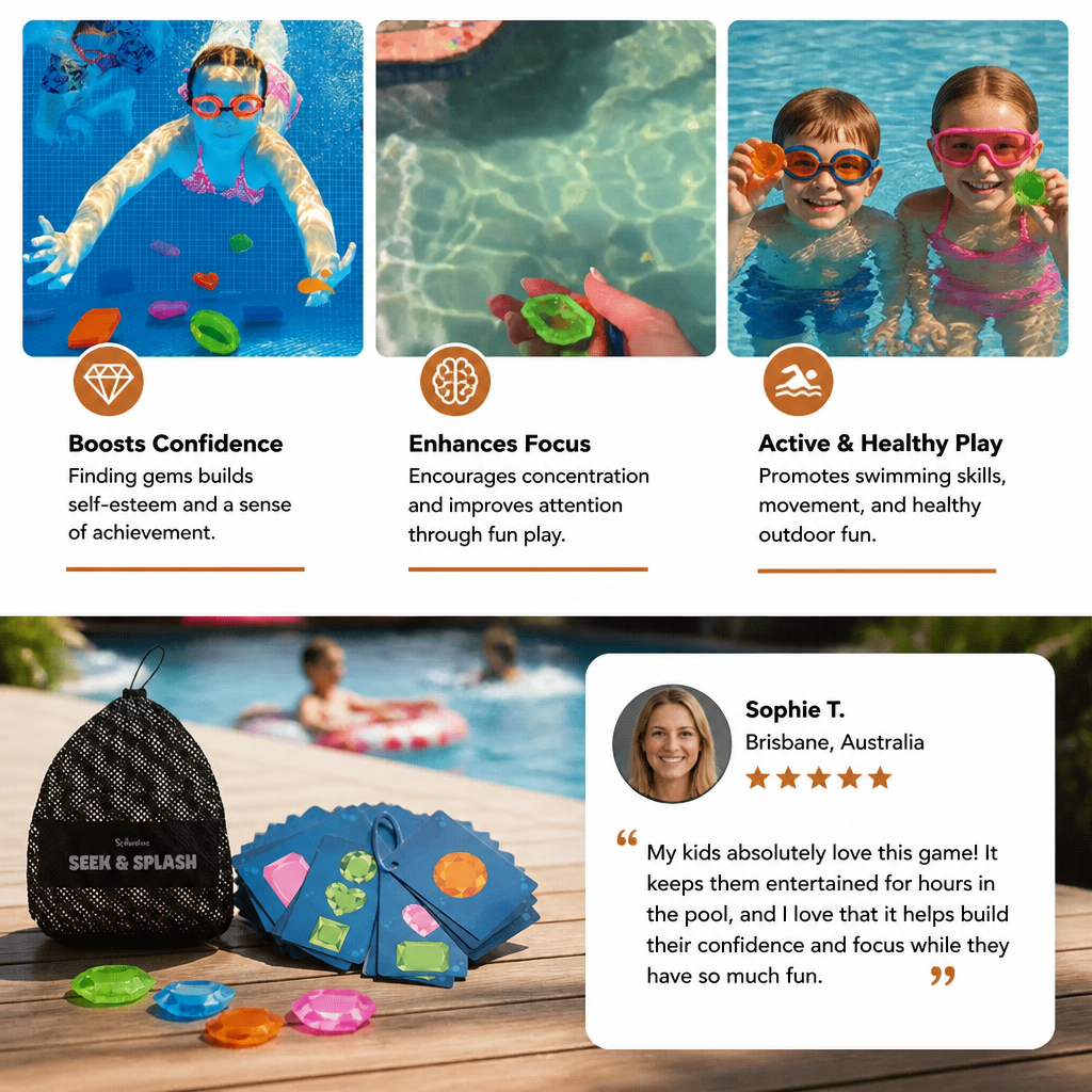 Underwater Search & Find Game With Colourful Gems