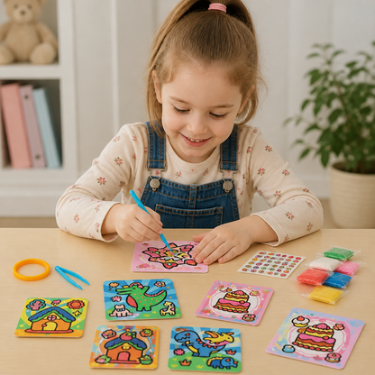 DIY Clay Sticker Art & Craft Kit for Kids