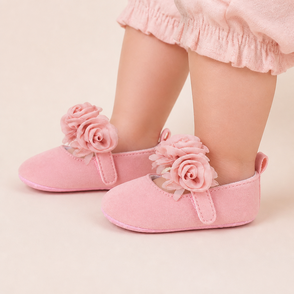 Rose Flower Mary Jane Shoes