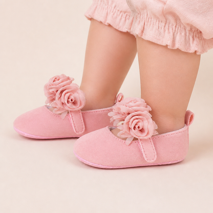 Rose Flower Mary Jane Shoes