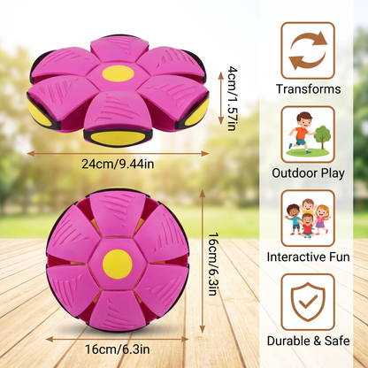 Magic Transforming Flying Disc Ball – Interactive Toy for Kids