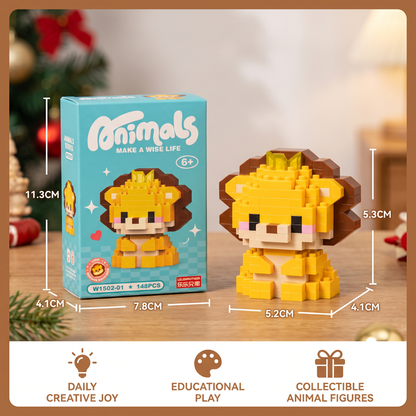 Adorable Animal Building Blocks Advent Calendar for Kids
