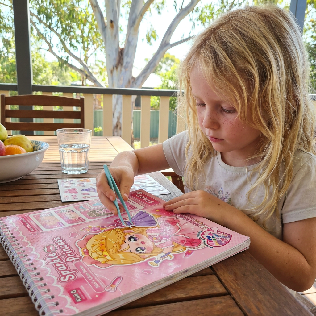 Princess Dress-Up Sticker Activity Book