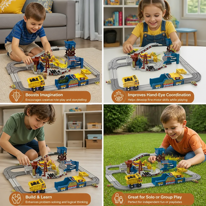 Interactive Electric Quarry Adventure Train Set