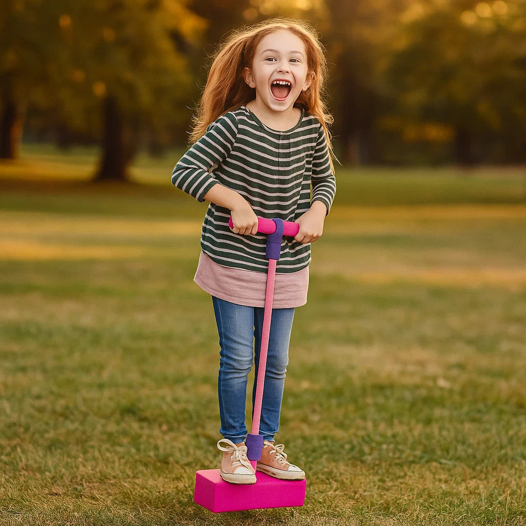 Kids Foam Pogo Jumper Bouncing Toy for Indoor and Outdoor Play