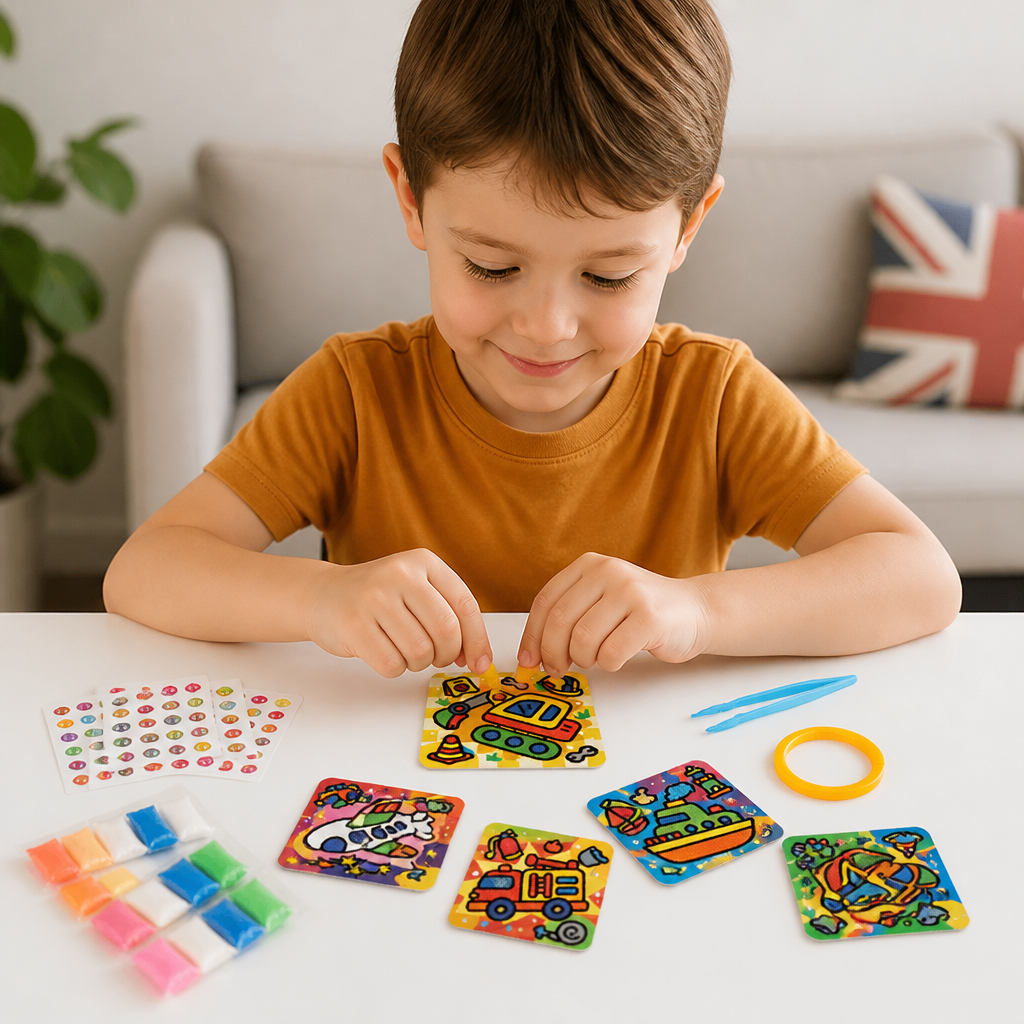 DIY Clay Sticker Art & Craft Kit for Kids