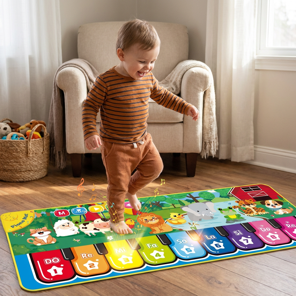 Interactive Musical Piano Play Mat