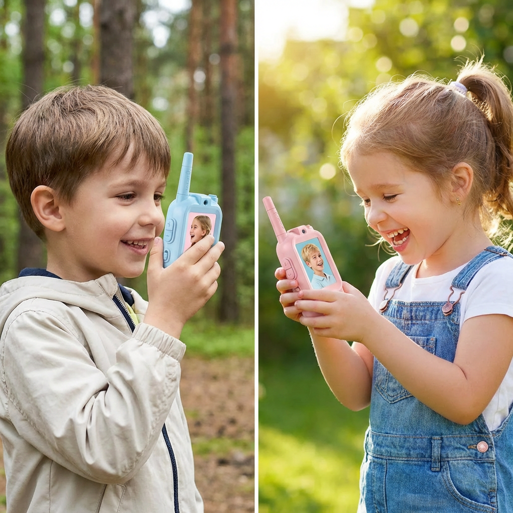 Kids' Video Walkie-Talkie 2-Pack – Radios with Camera & Screen