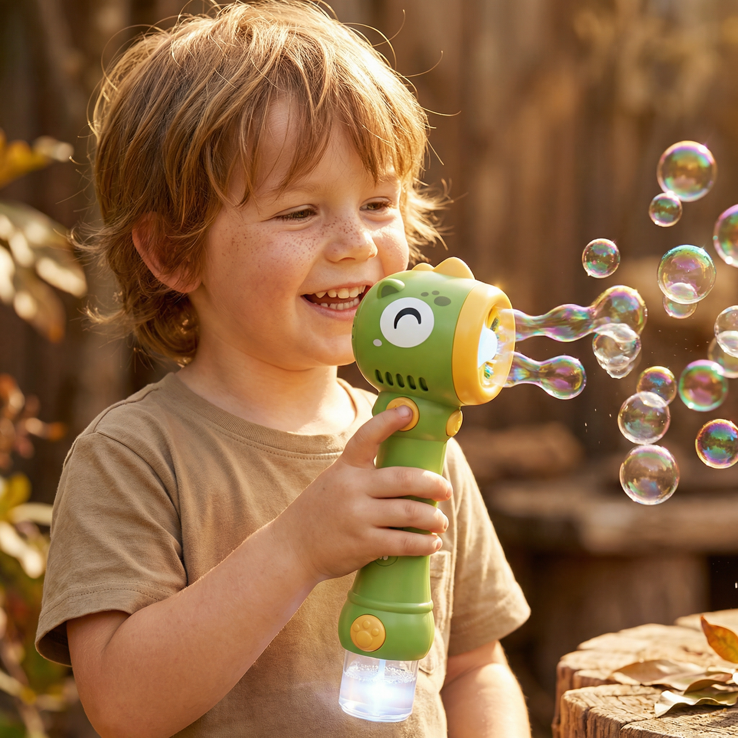 Light-Up Bubble Wand for Kids – Automatic Bubble Maker