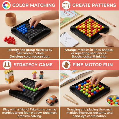Colour Match Logic Game – Interactive Marble Puzzle for Kids & Adults