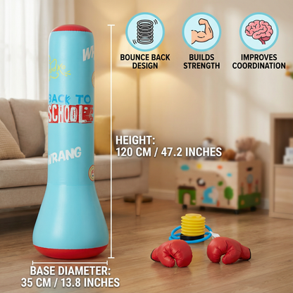 Inflatable Kids Boxing Bag with Water Base