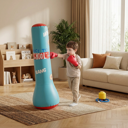 Inflatable Kids Boxing Bag with Water Base
