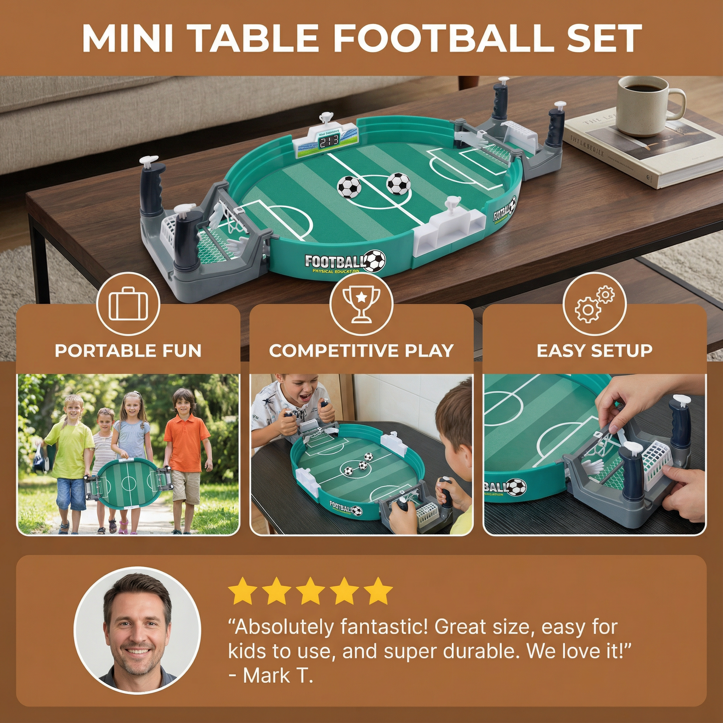Mini Table Football Set