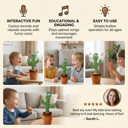 Talking Cactus – Interactive Toy for Kids
