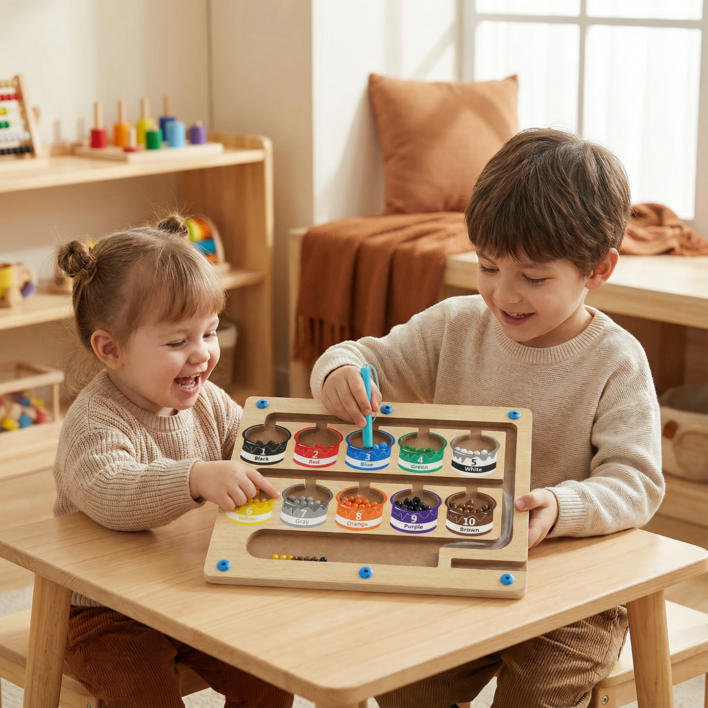 Montessori Magnetic Maze