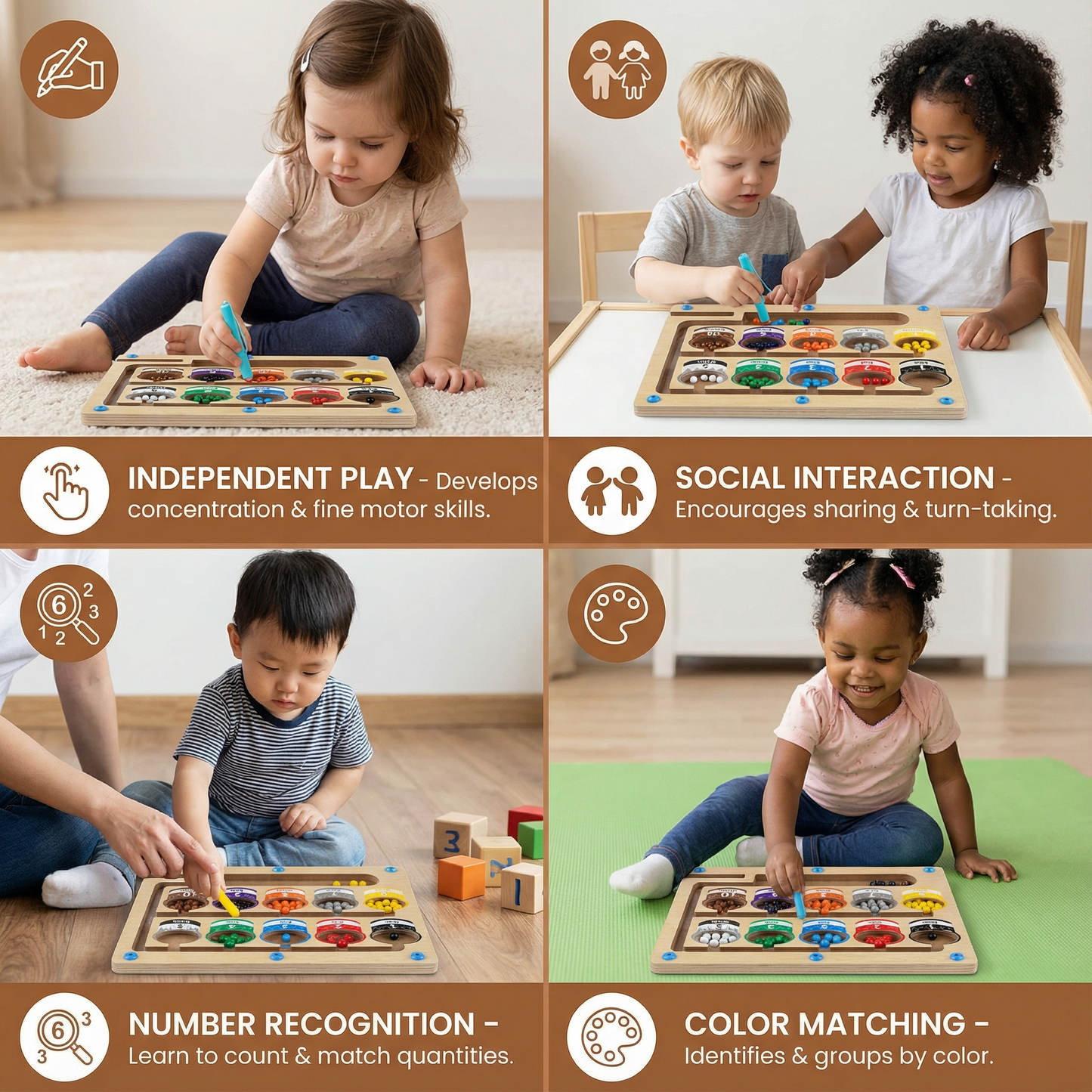 Montessori Magnetic Maze