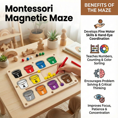 Montessori Magnetic Maze