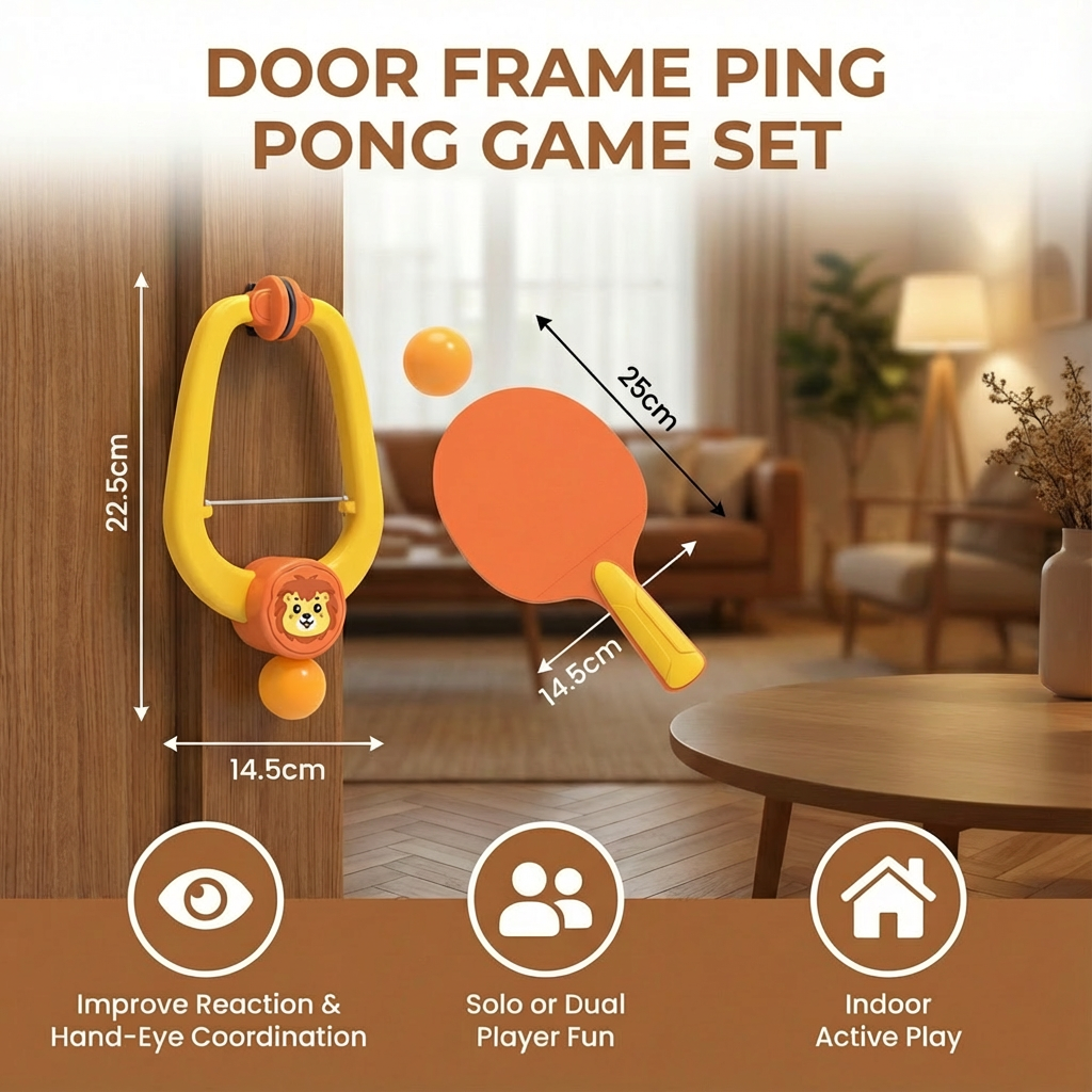 Door Frame Ping Pong Game Set