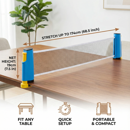 Adjustable table tennis net - suitable for every table!
