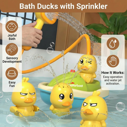 Sprinkling Bath Ducks