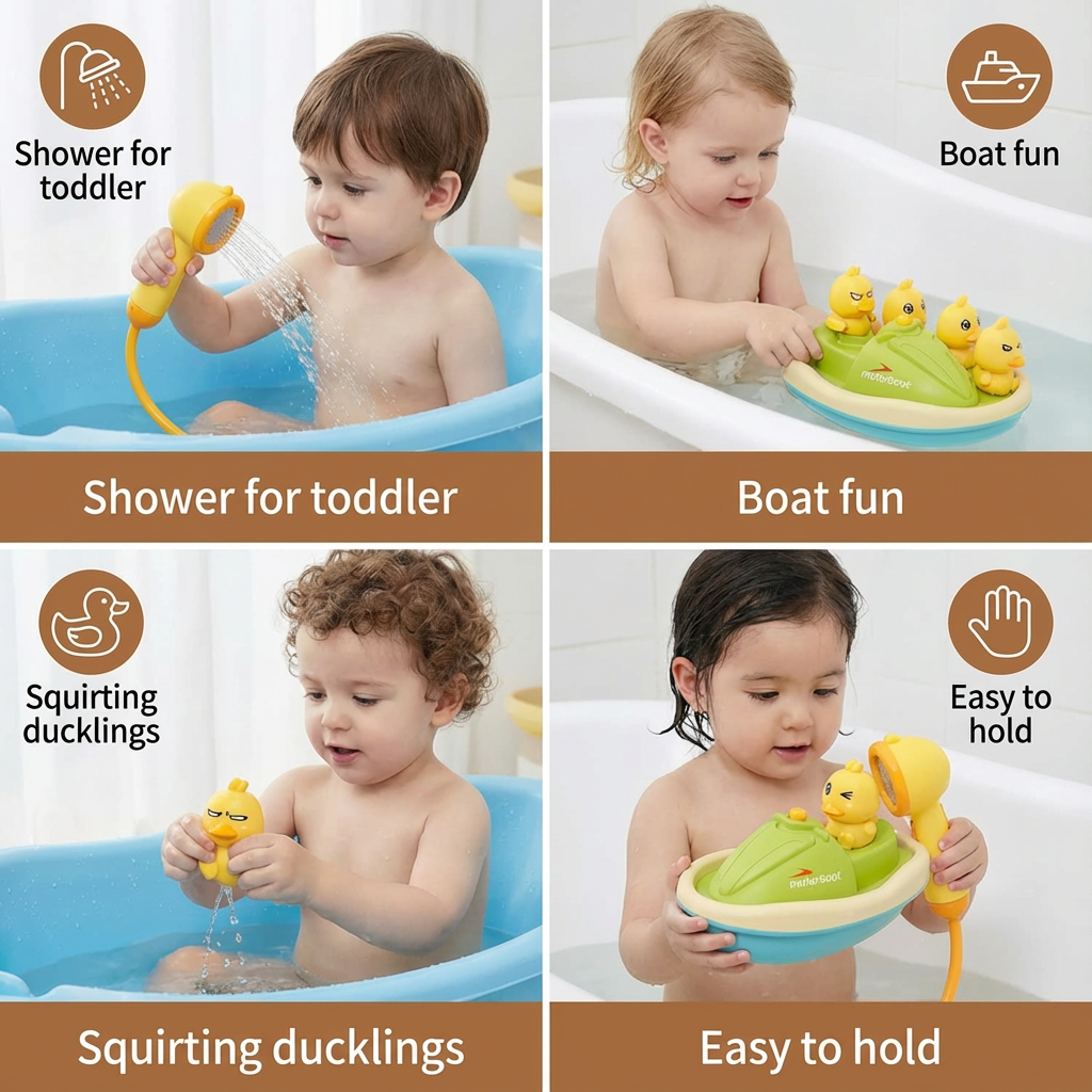 Sprinkling Bath Ducks