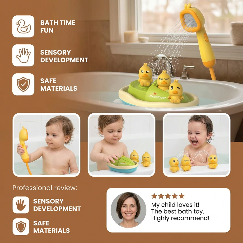 Sprinkling Bath Ducks