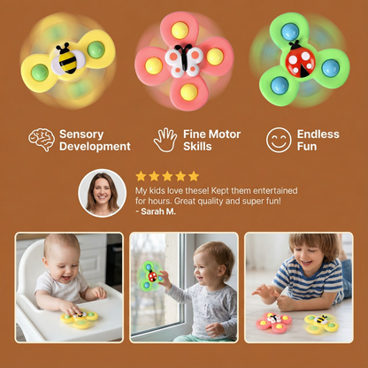 Fun Kids Carousel Toy 3-Piece Set