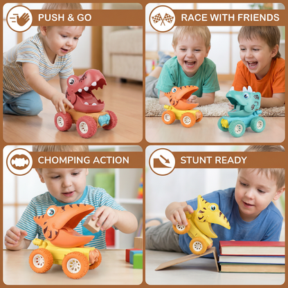 Push & Drive Dino Monstertrucks