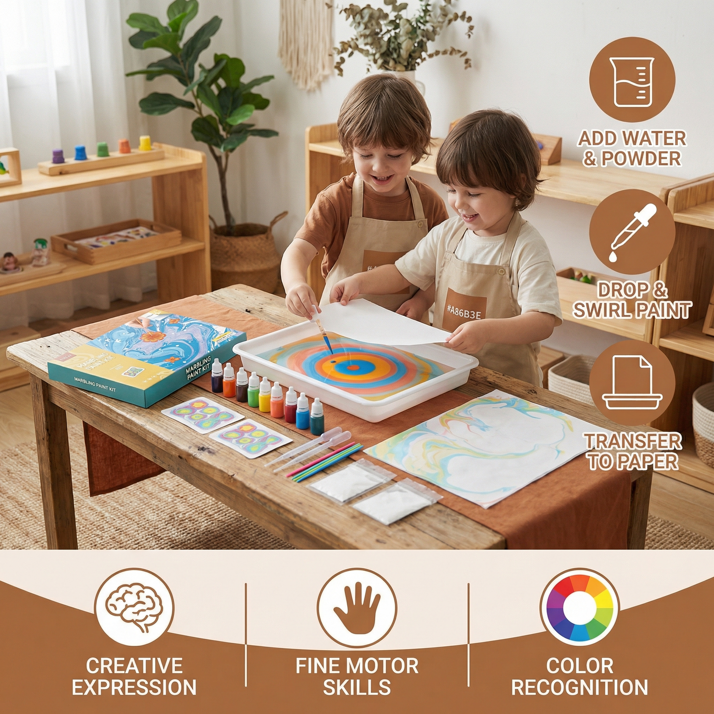 Creative Marble Watercolor Play Set