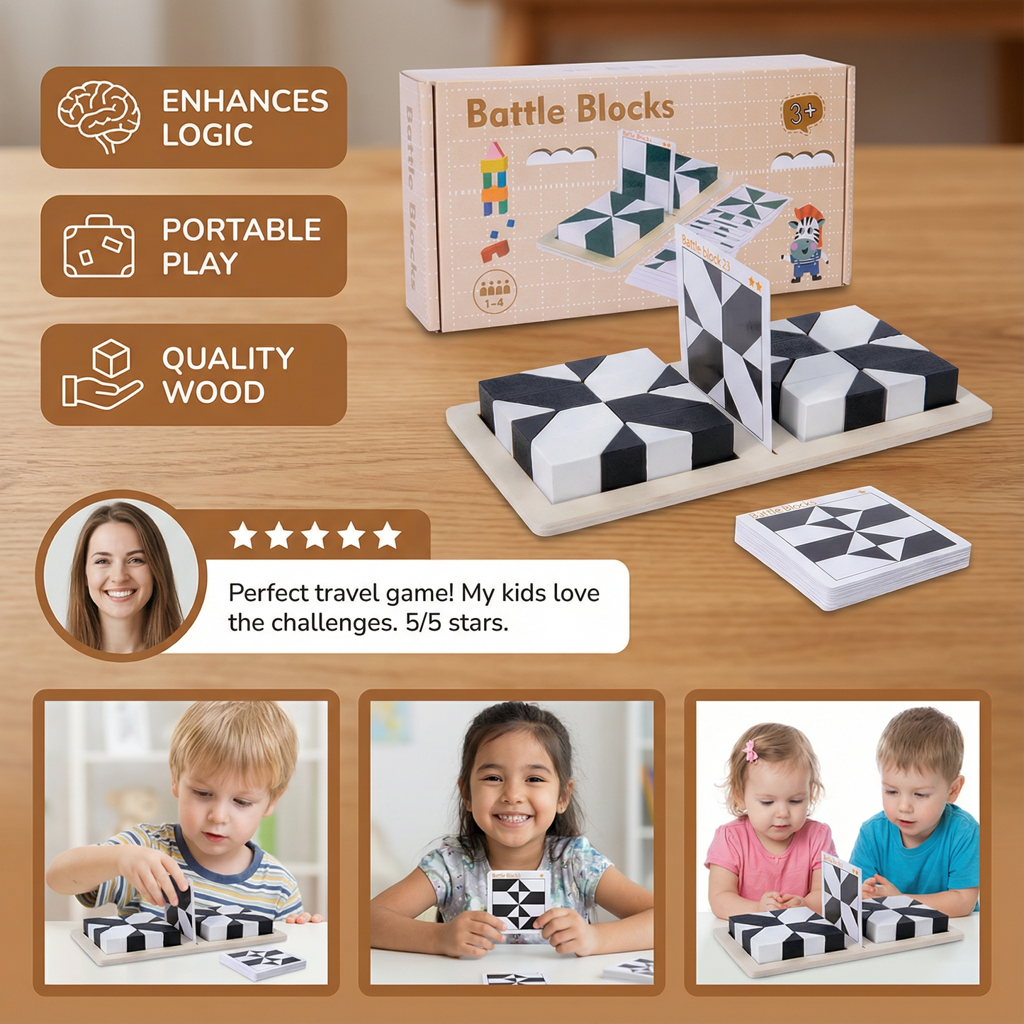 Dual Color Logic Puzzle Game in Pocket Size