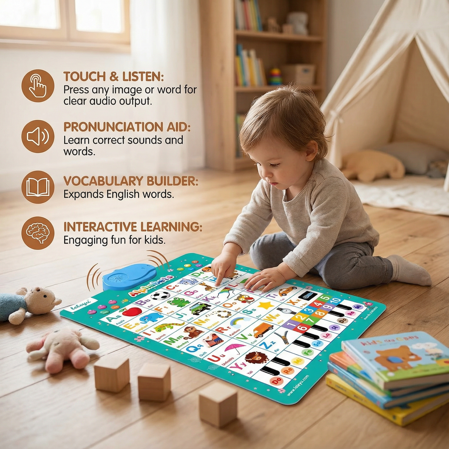 Talking English Learning Board for Children