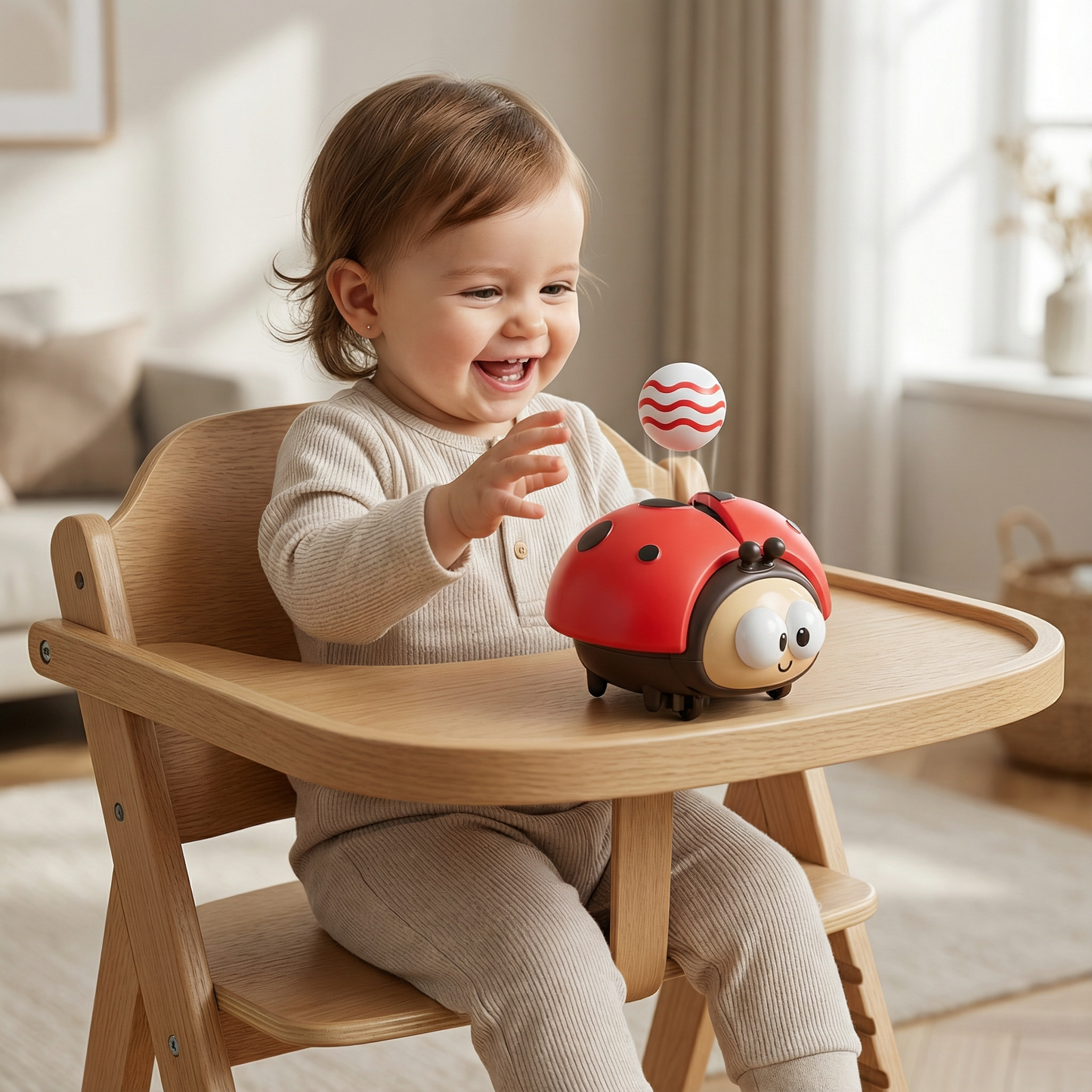 Ladybug Balloon Toy