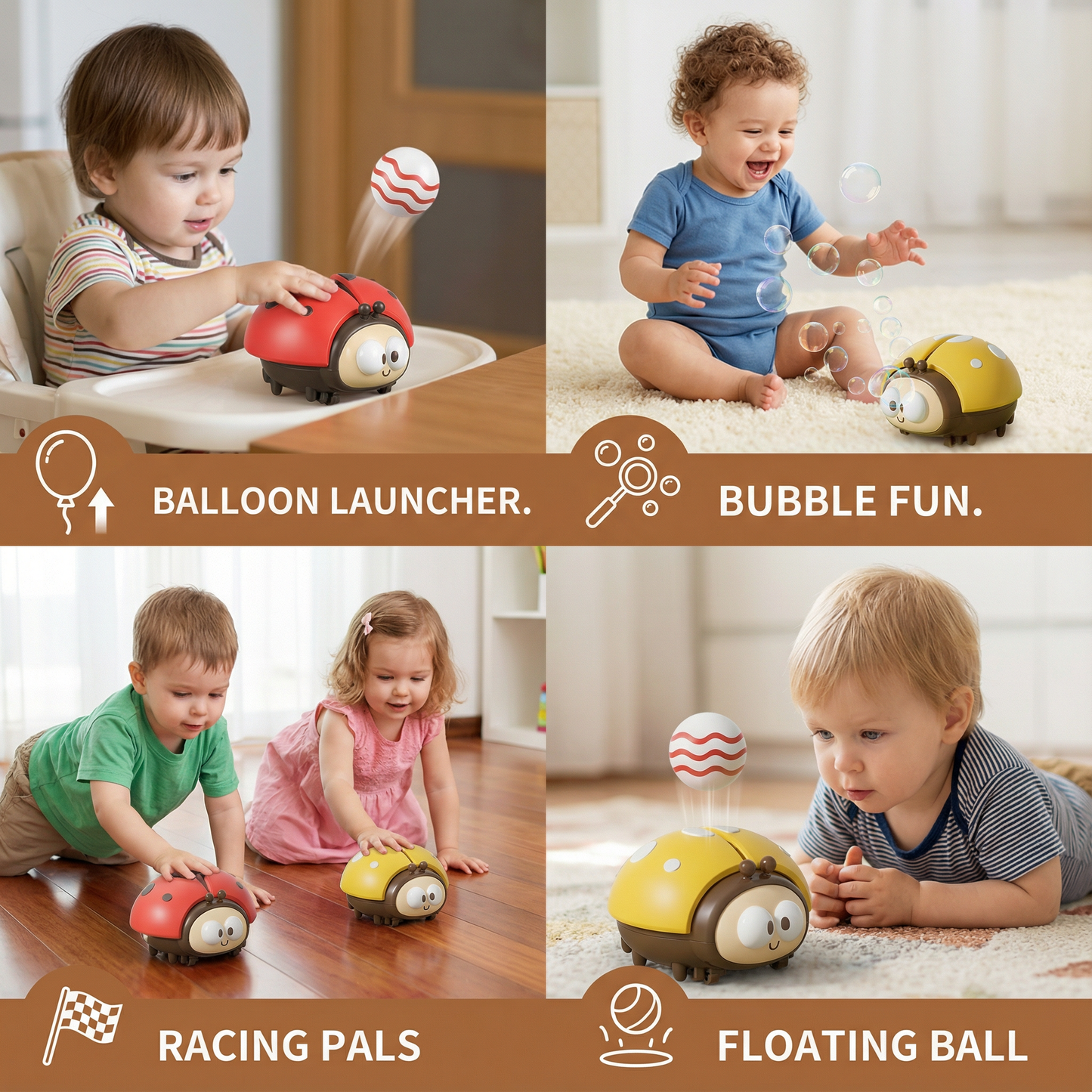 Ladybug Balloon Toy