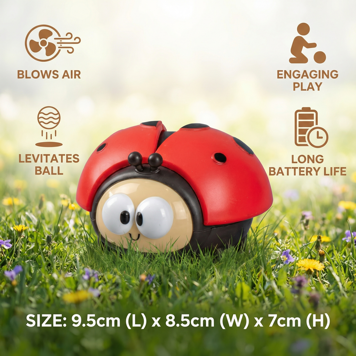 Ladybug Balloon Toy