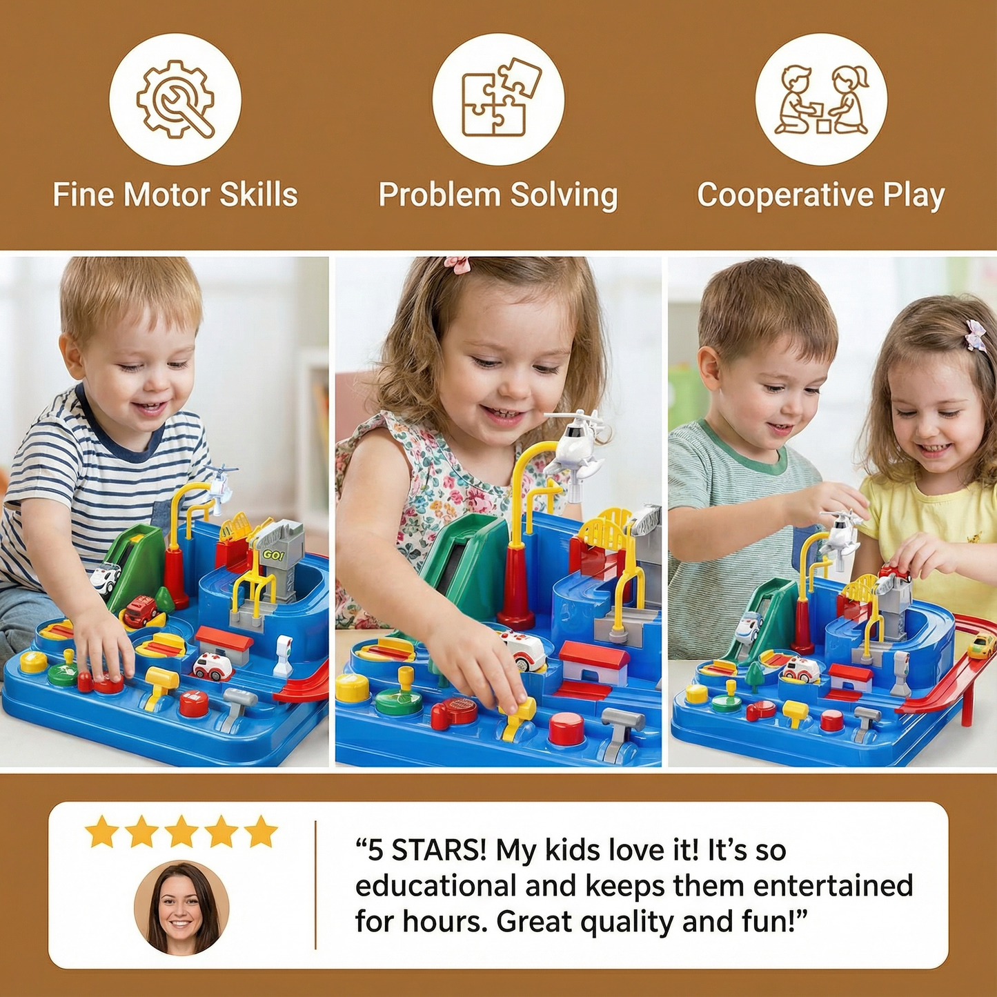 Educational Vehicle Skill Game for Children