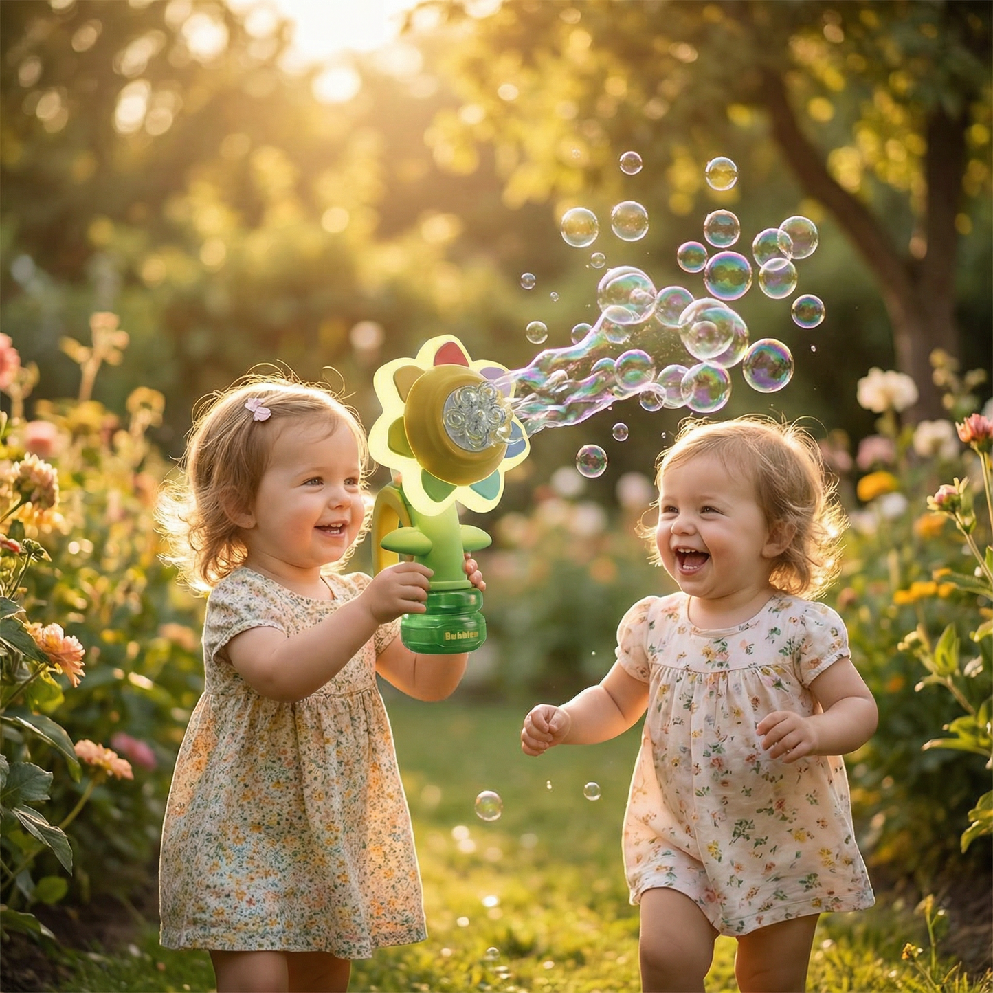 Head-Shaking Bubble Flower Toy for Kids
